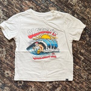 Quiksilver Kids White Surf Graphic Tee